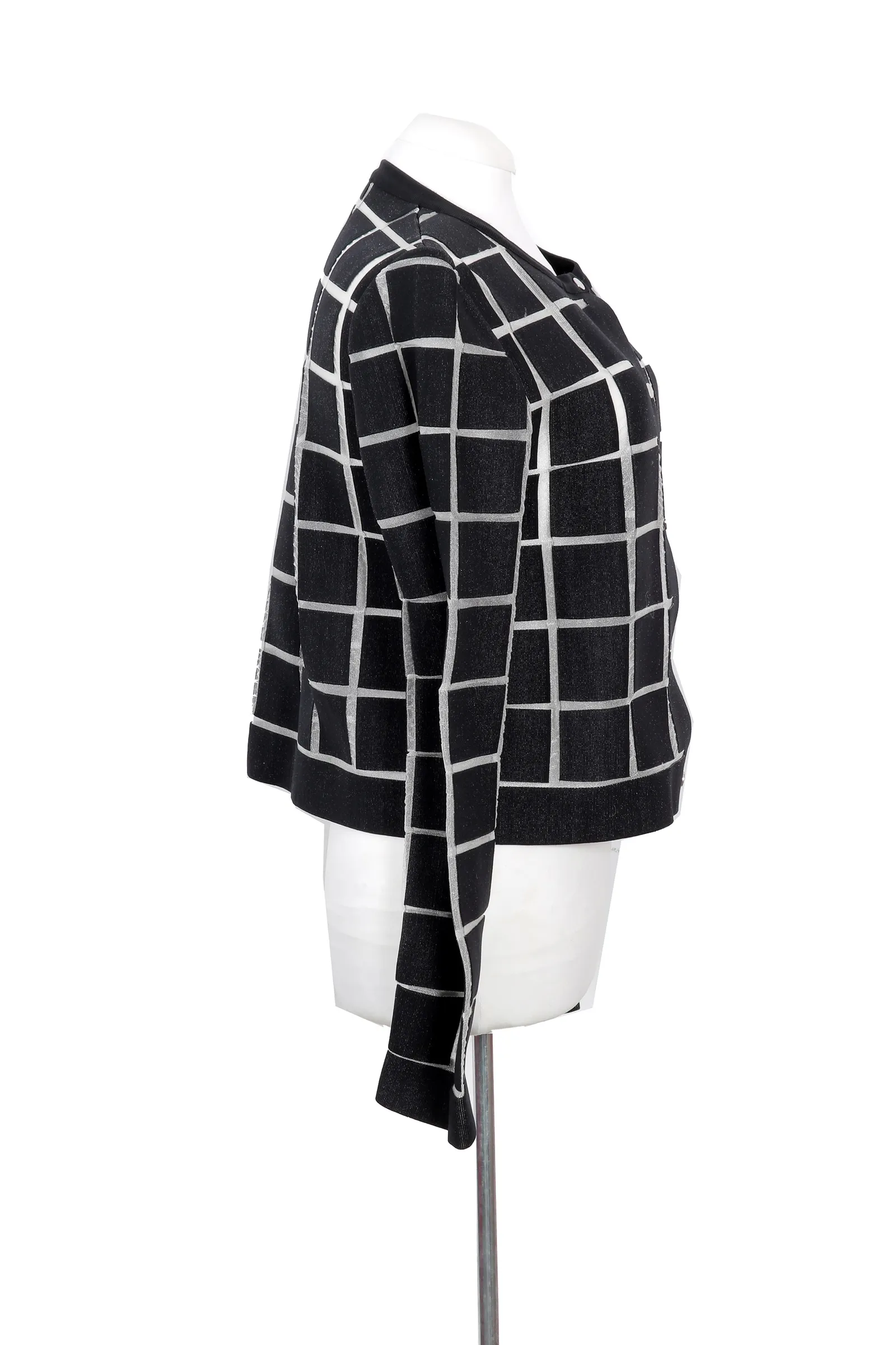 Balenciaga Black Check Jacket