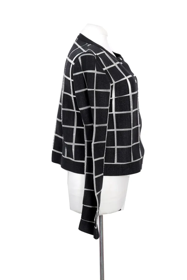 Balenciaga Black Check Jacket