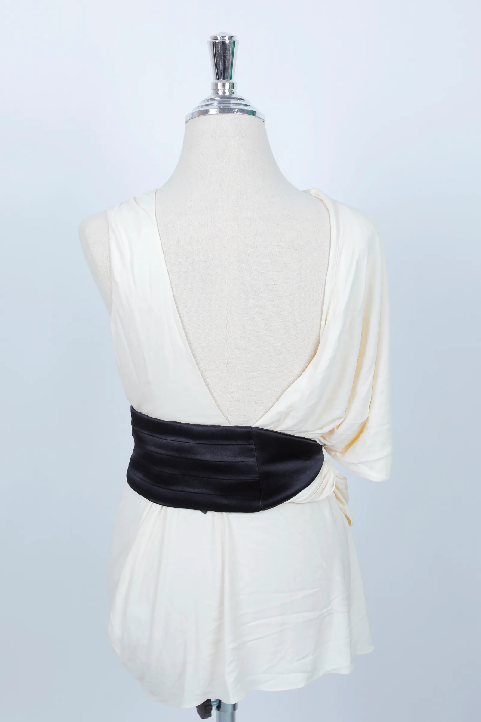Alexander Wang Ivory Satin Mini Dress
