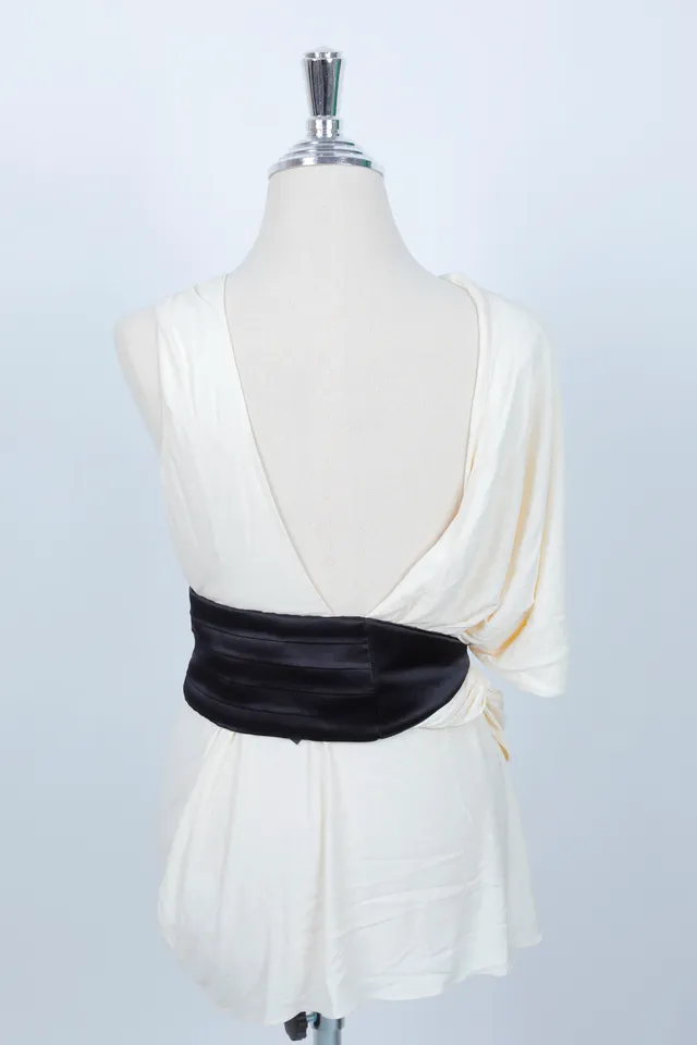 Alexander Wang Ivory Satin Mini Dress