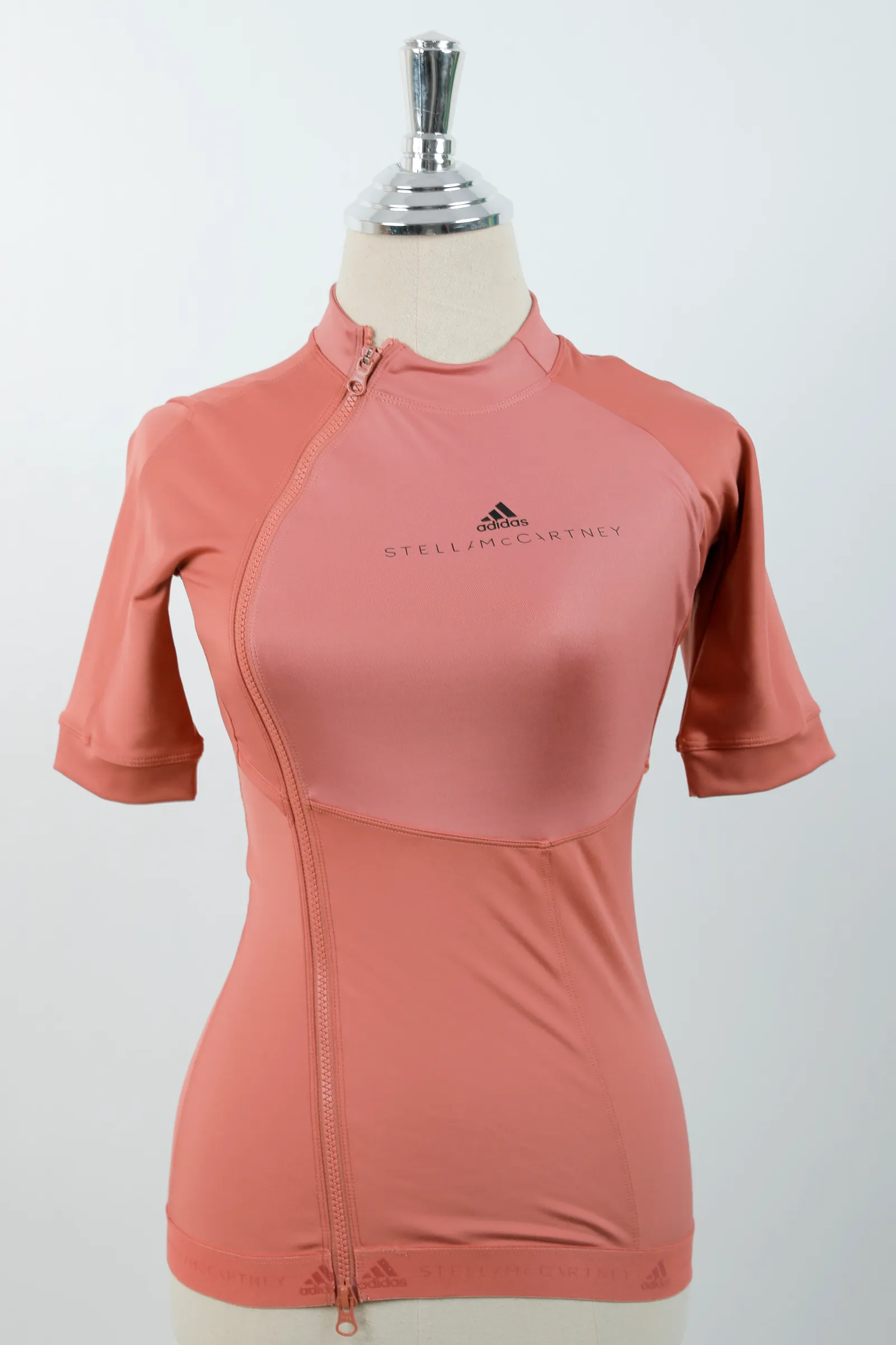 adidas by Stella McCartney Dusty Rose Logo Print Top