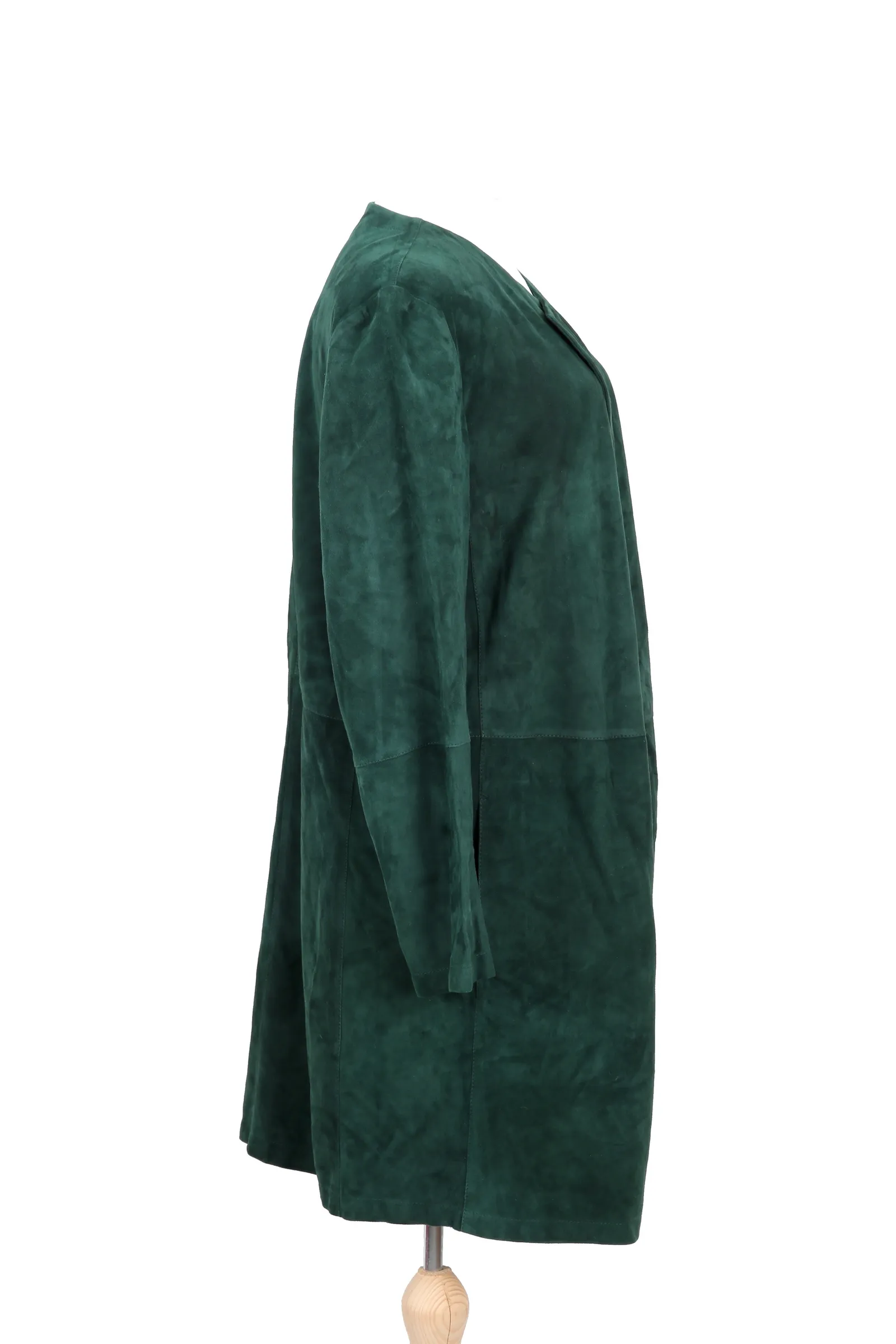Etro Forest Green Suede Coat