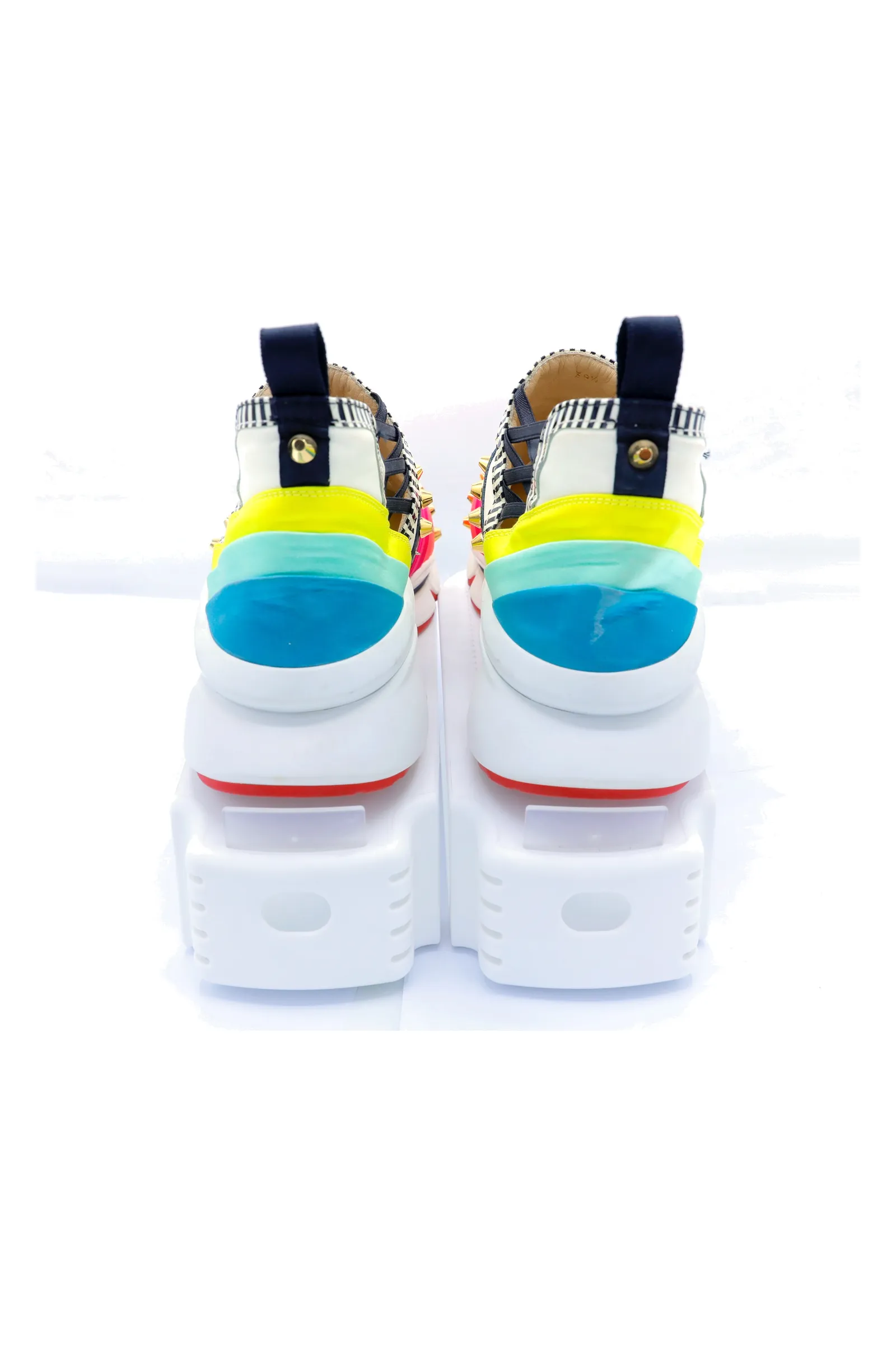 Christian Louboutin White Lace Sneakers