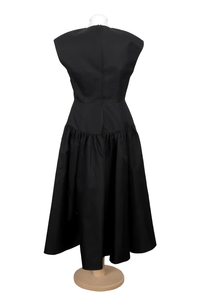 Michael Kors Black Wool Dress