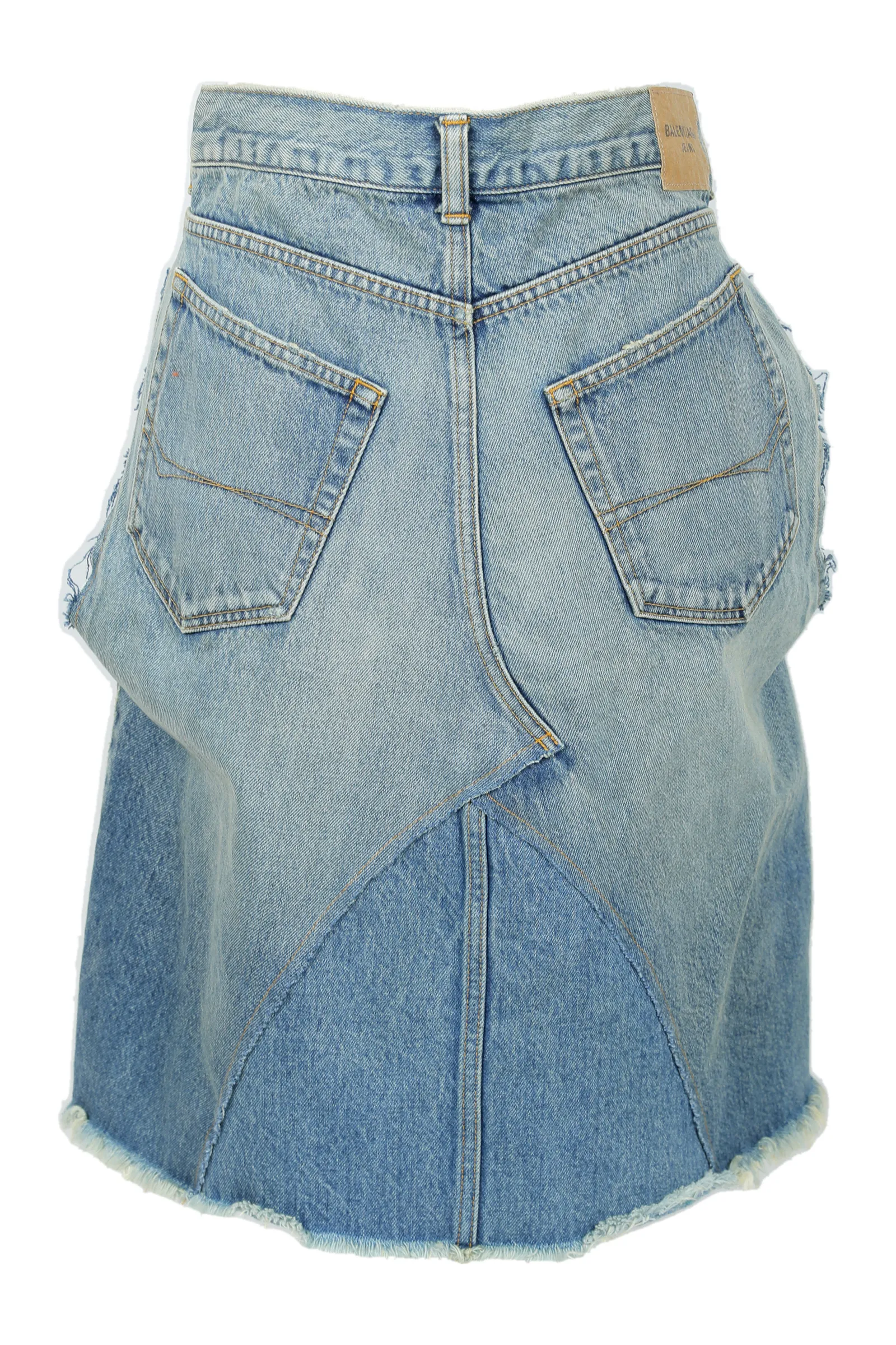 Balenciaga Blue Denim Skirt