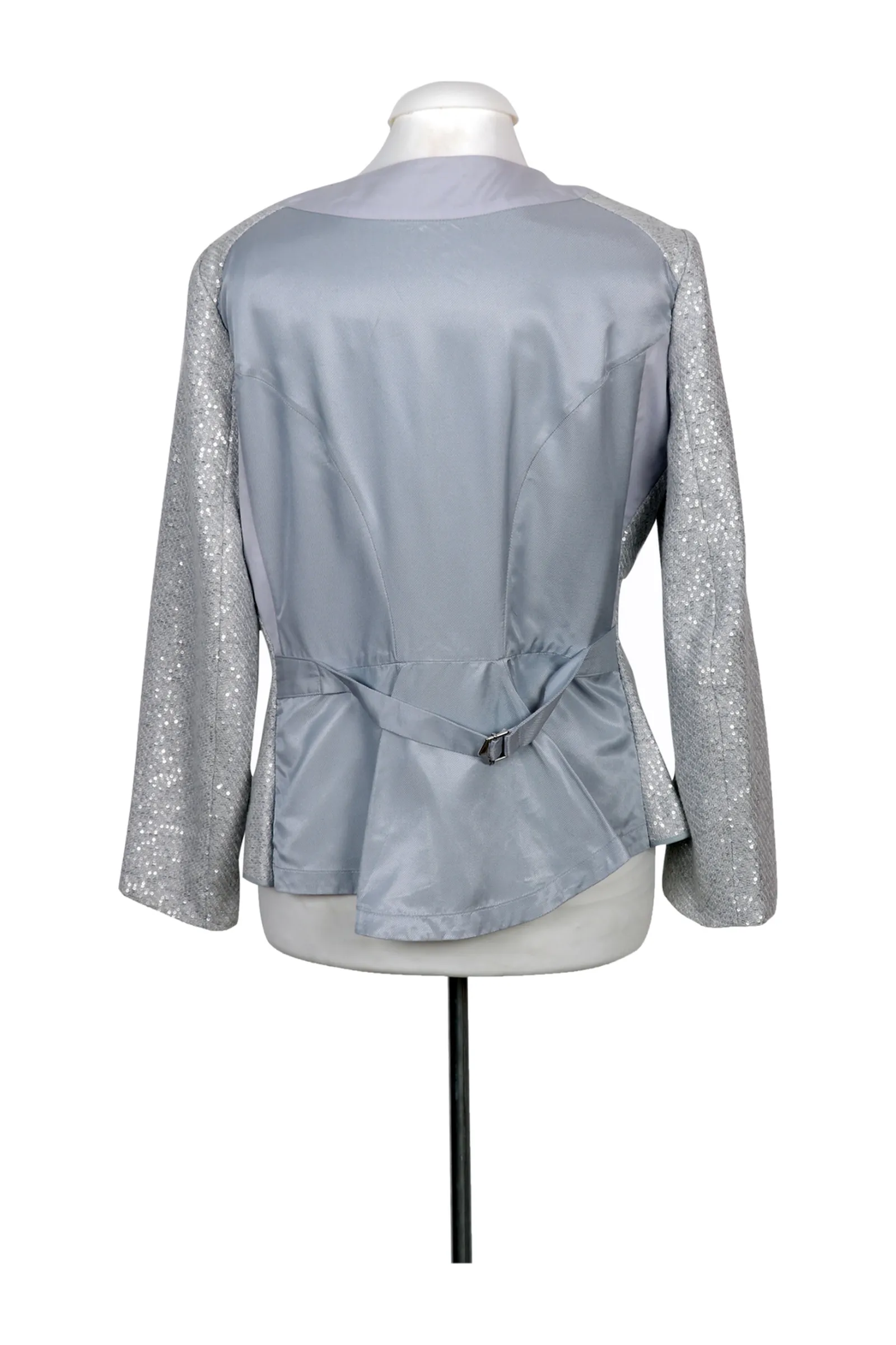 Nina Ricci Silver Sequined Jacket