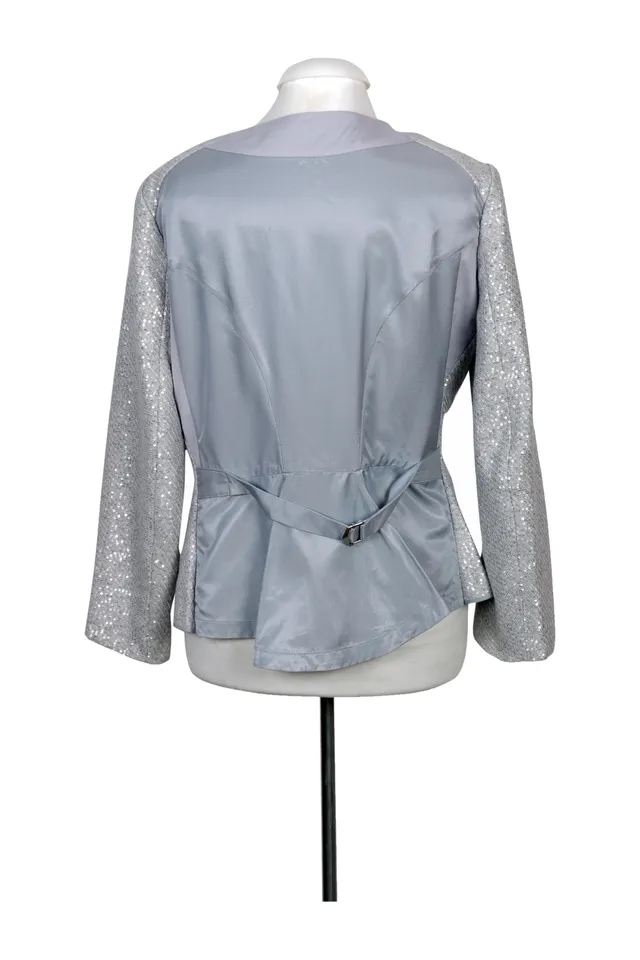 Nina Ricci Silver Sequined Jacket