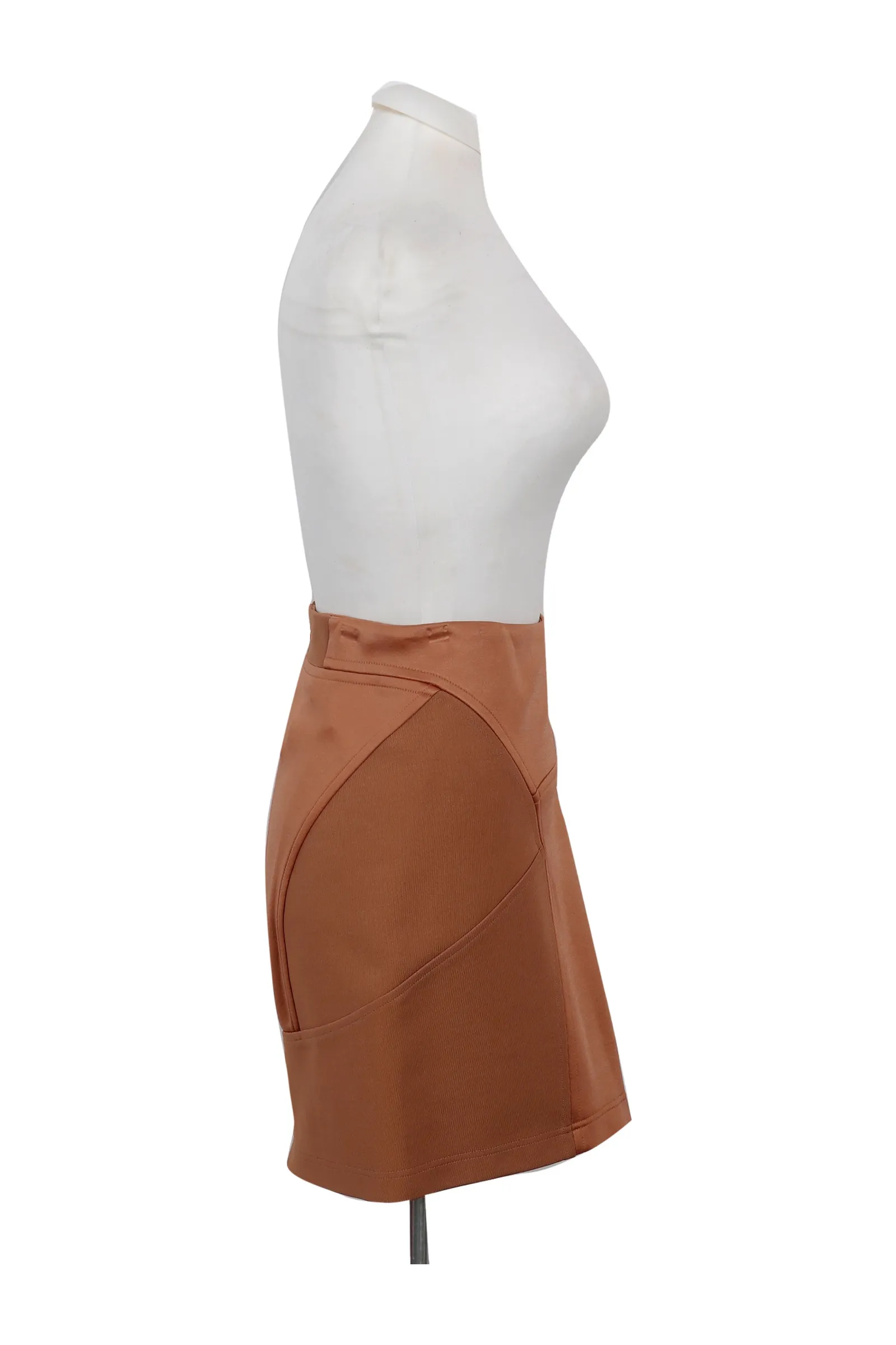 Fenty by Rihanna Tan Brown Cotton Mini Skirt
