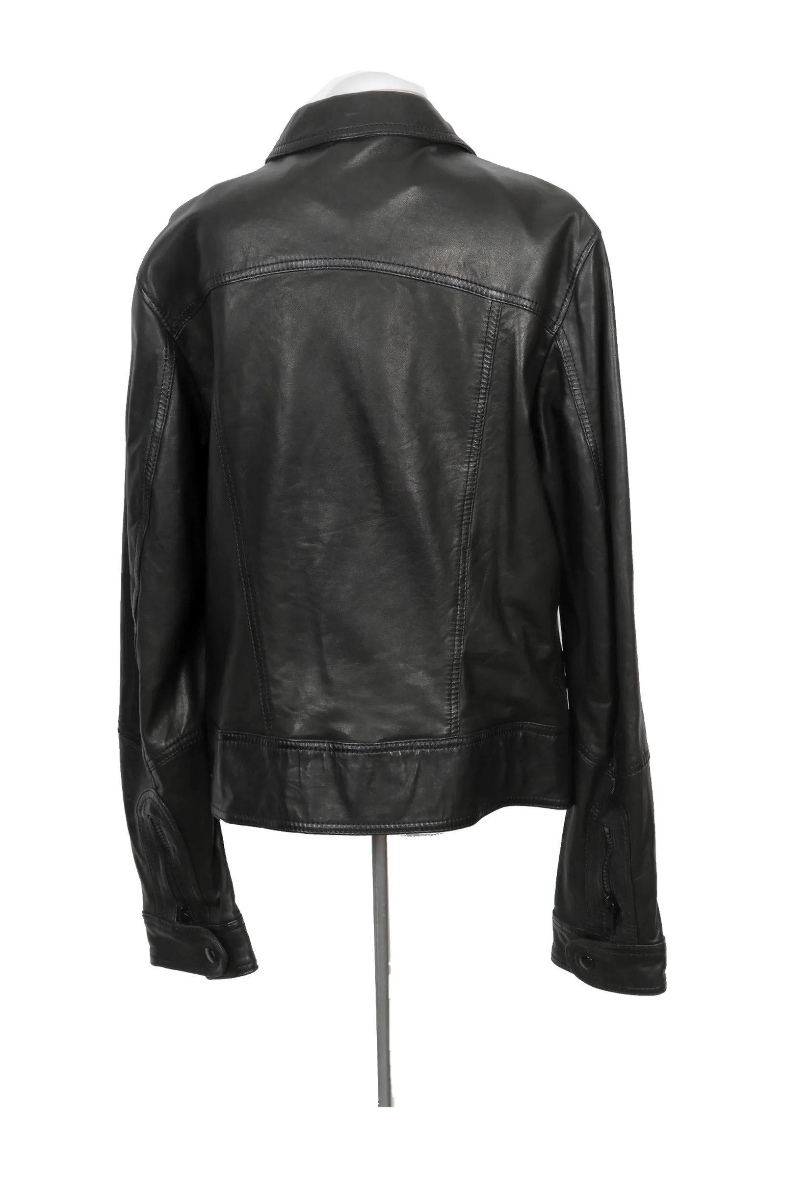 Dolce & Gabbana Black Leather Jacket