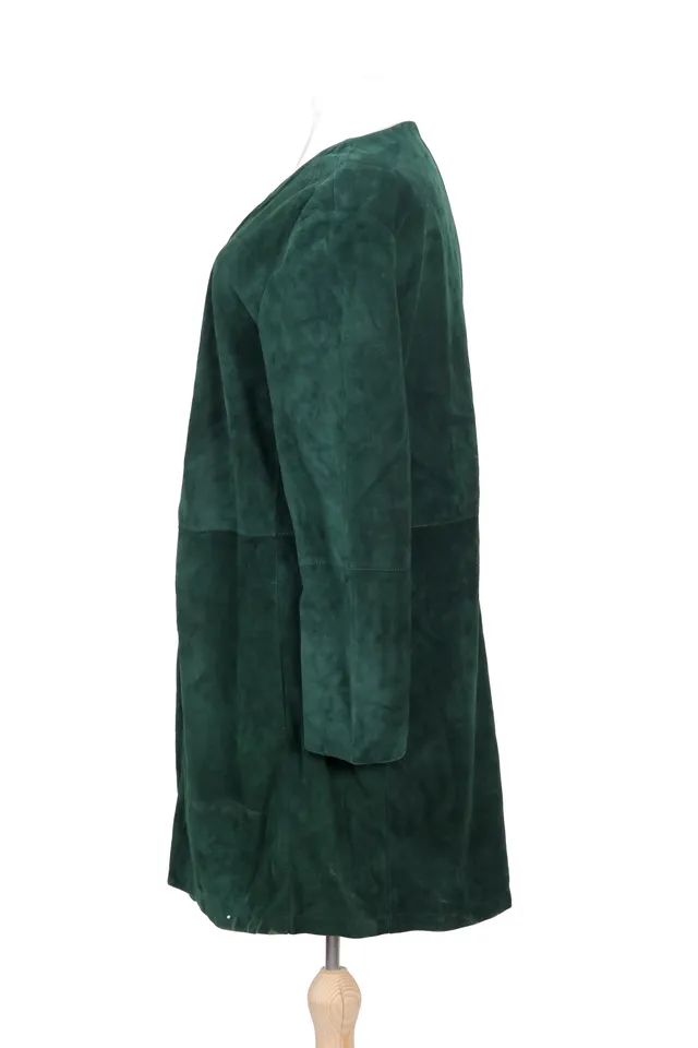 Etro Forest Green Suede Coat