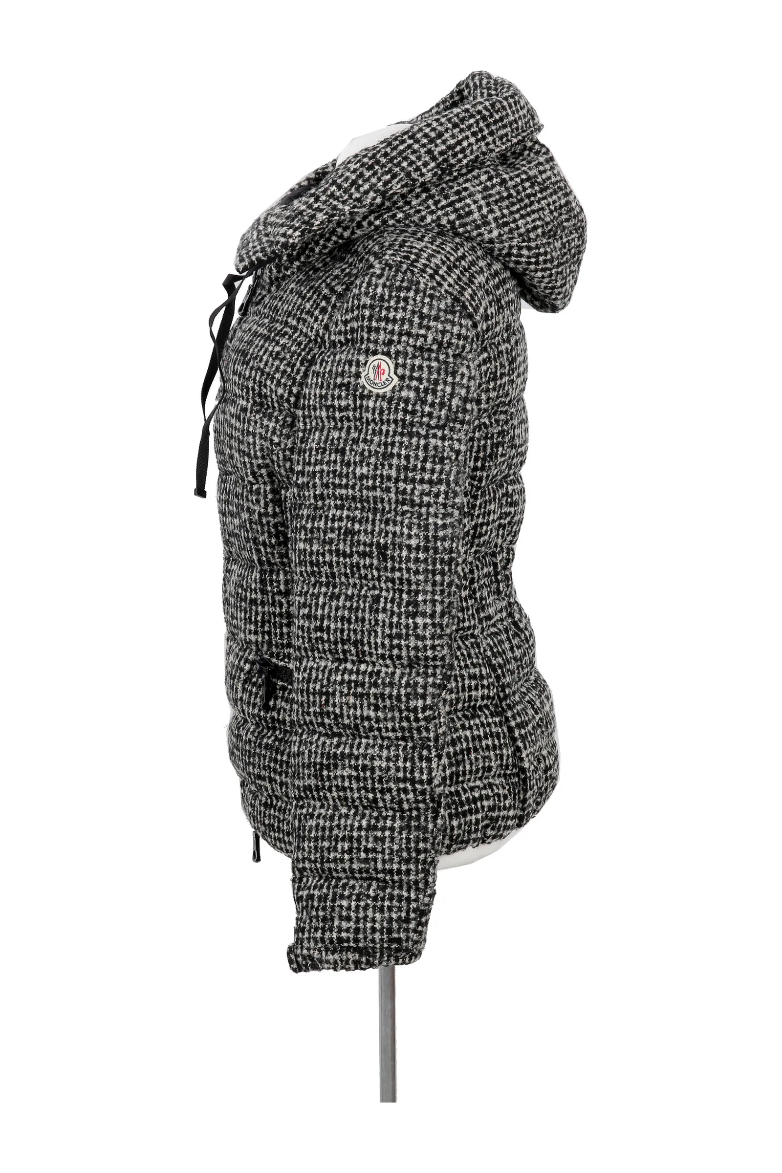 Moncler Black & Houndstooth Puffer Jacket