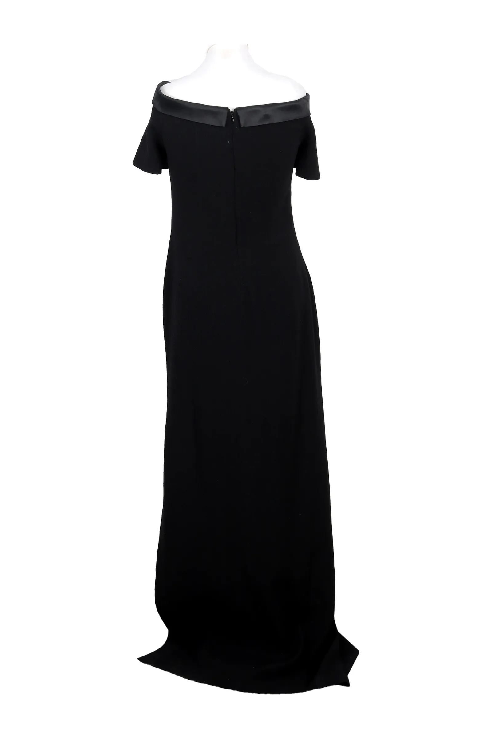 Grace Black Wool Gown