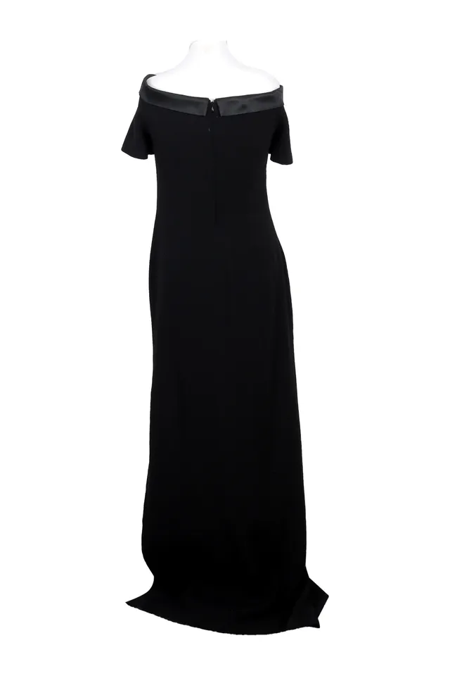 Grace Black Wool Gown