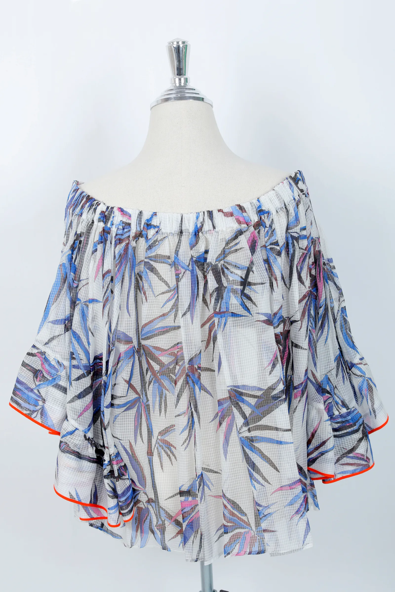 Emilio Pucci White Printed Top
