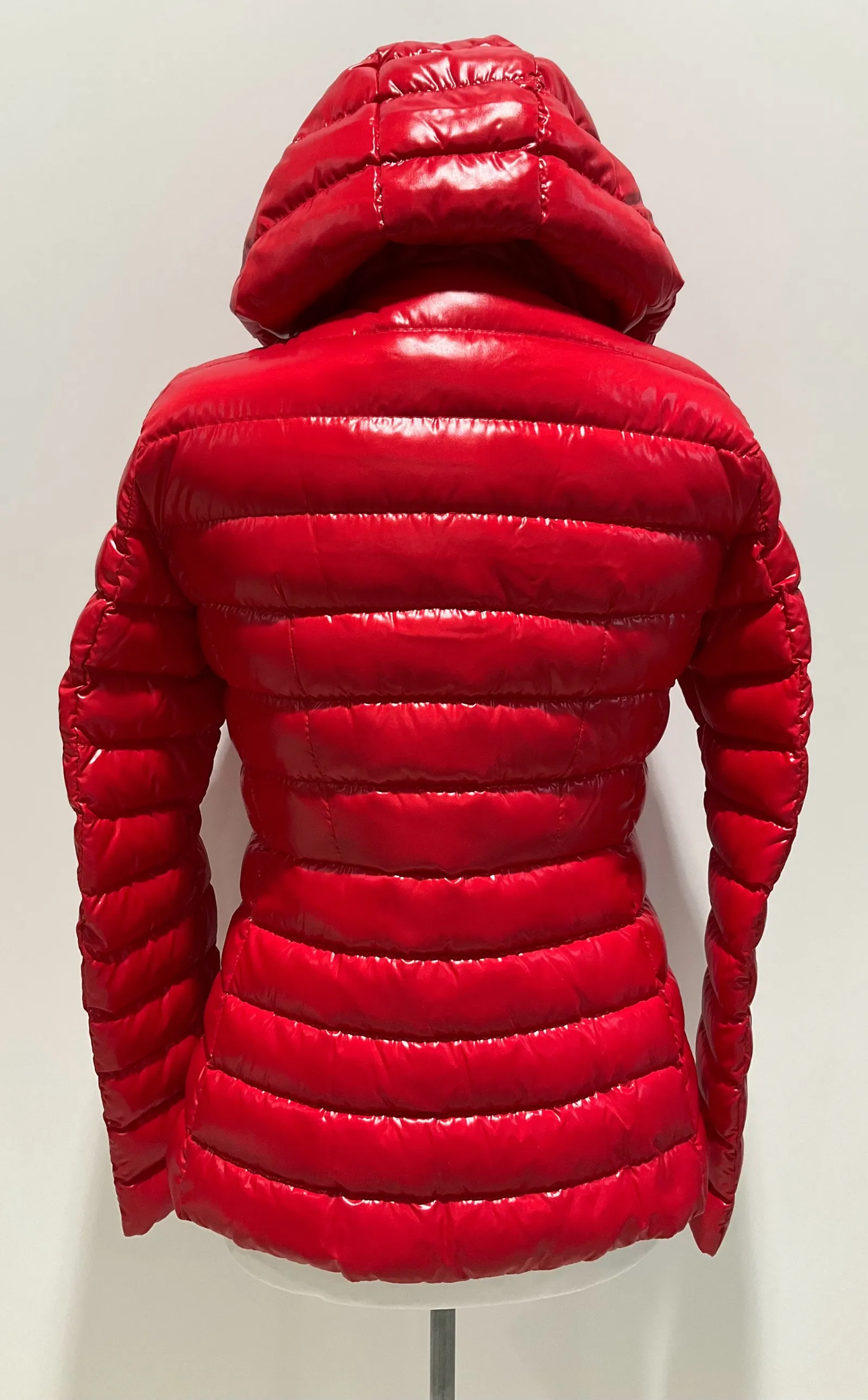 Moncler Red Quilted Puffer Jacket