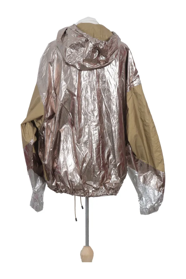 Isabel Marant Khaki Metallic Coat