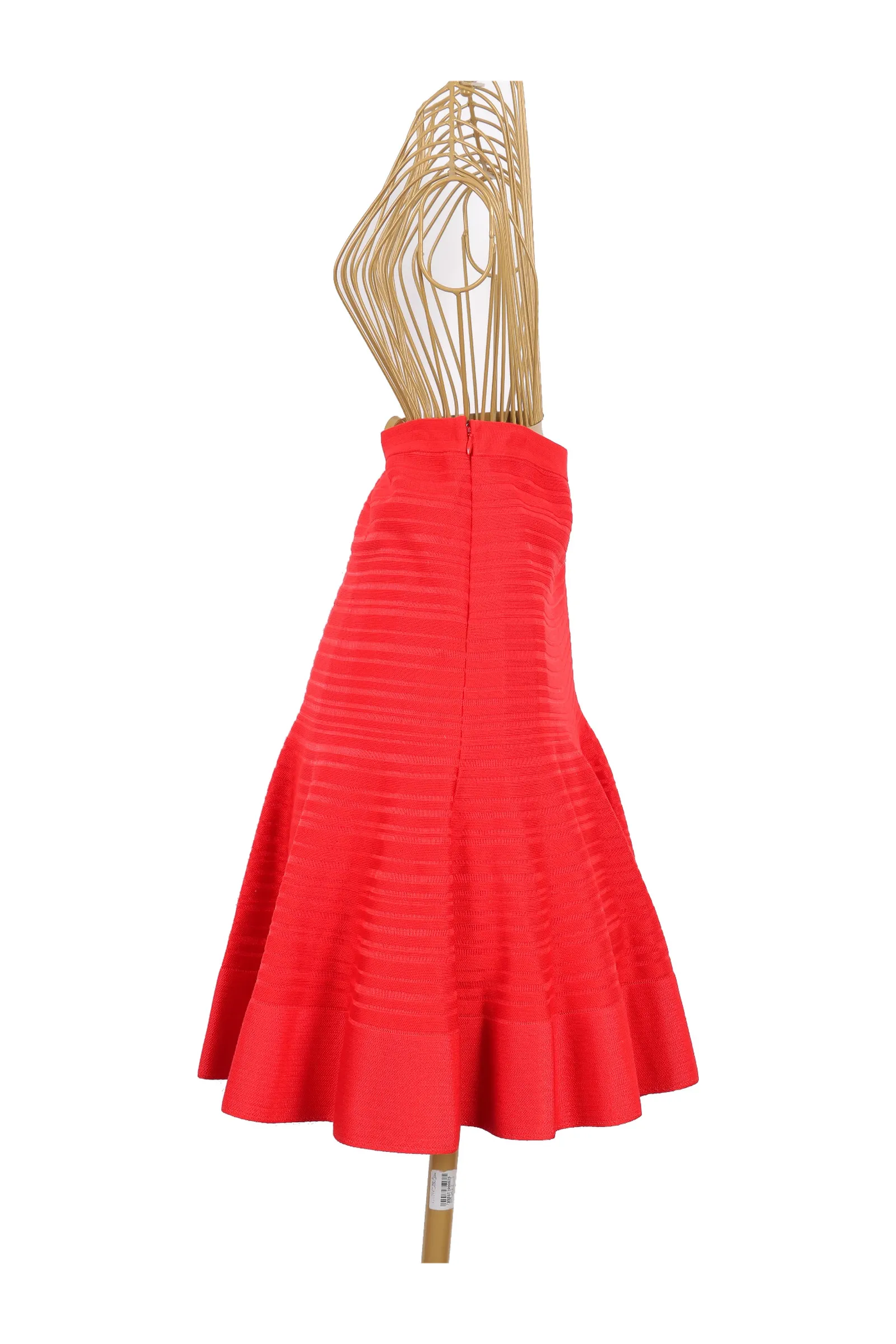 Christian Dior Red Polyamide Mini Skirt