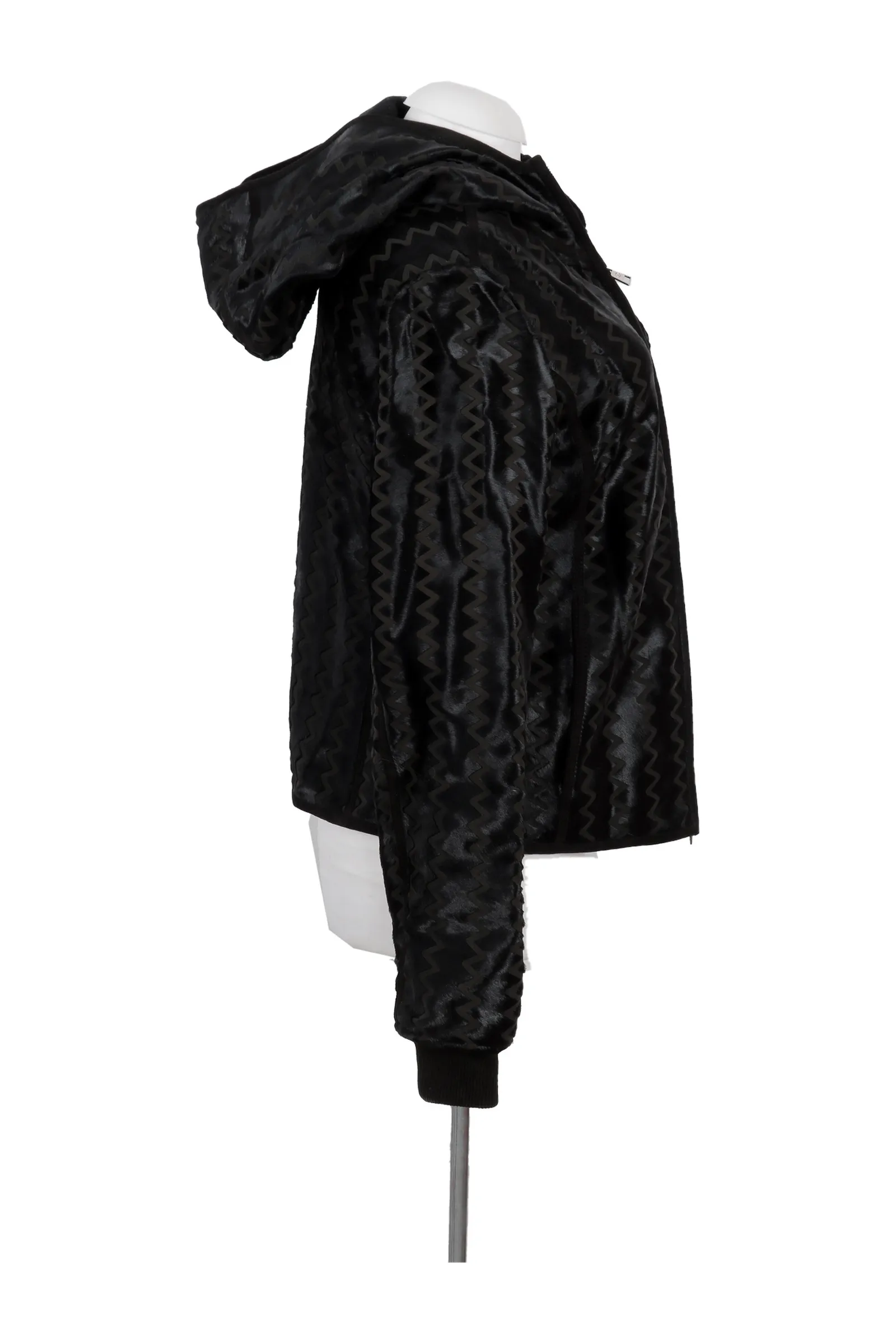 Giorgio Armani Black Ribbed Jacket