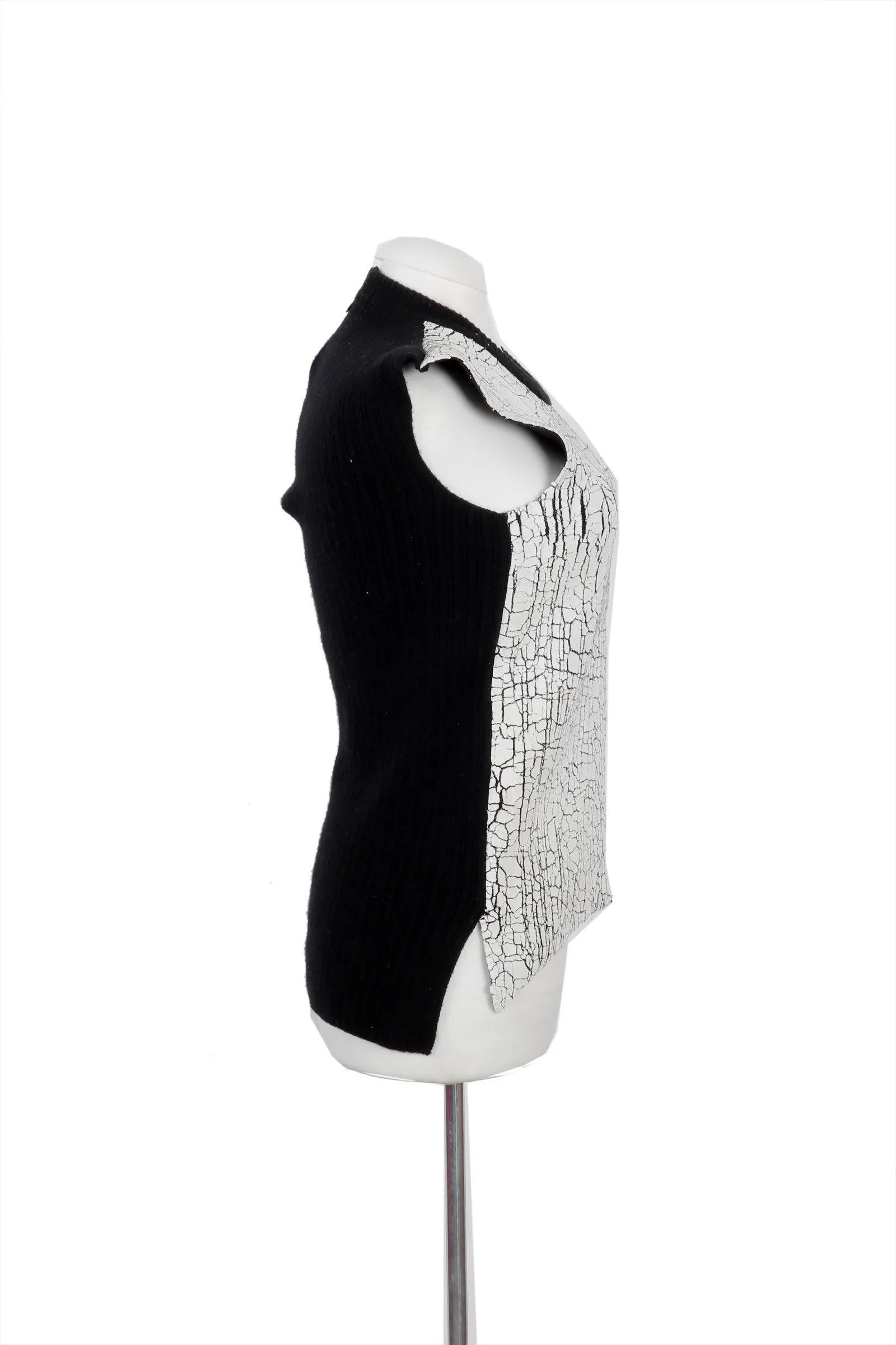 Balenciaga White Knit Sweater Vest