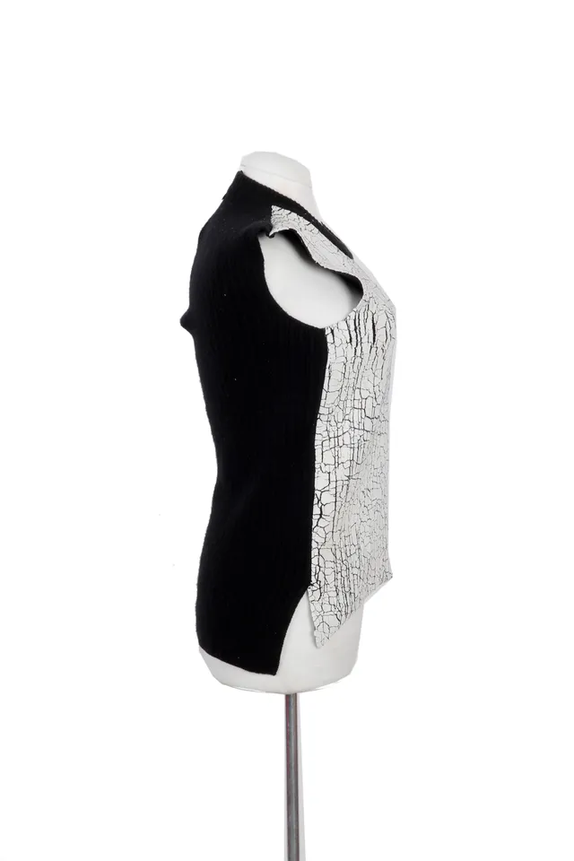 Balenciaga White Knit Sweater Vest