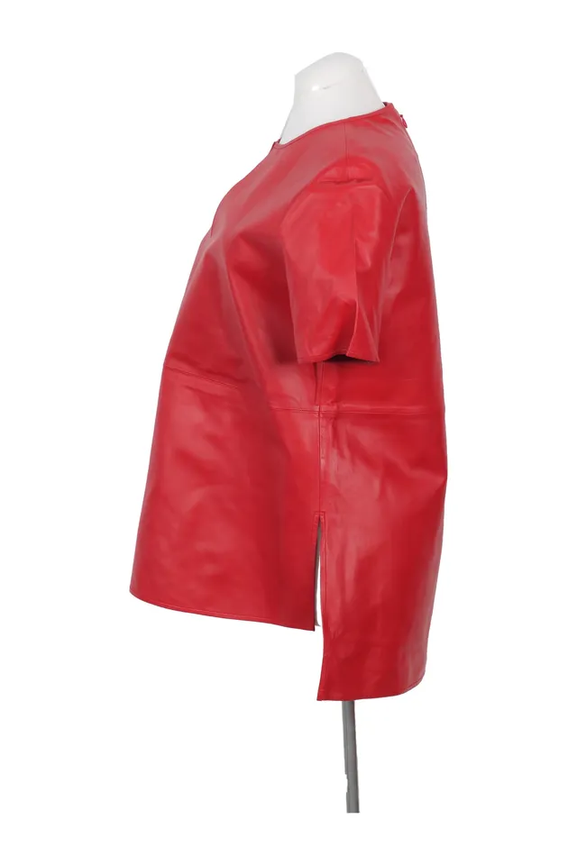 Givenchy Red Lambskin Top
