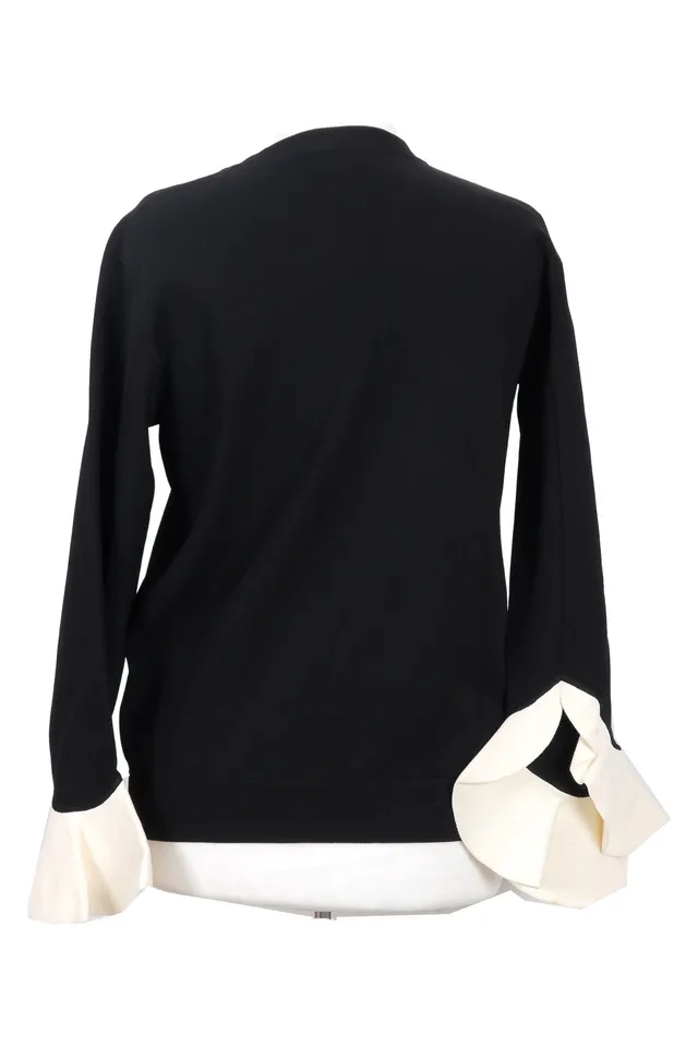 Valentino Black Viscose Sweater
