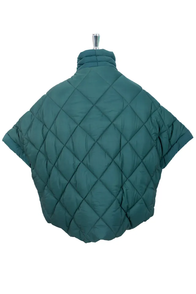 SMH Teal Quilted Cape