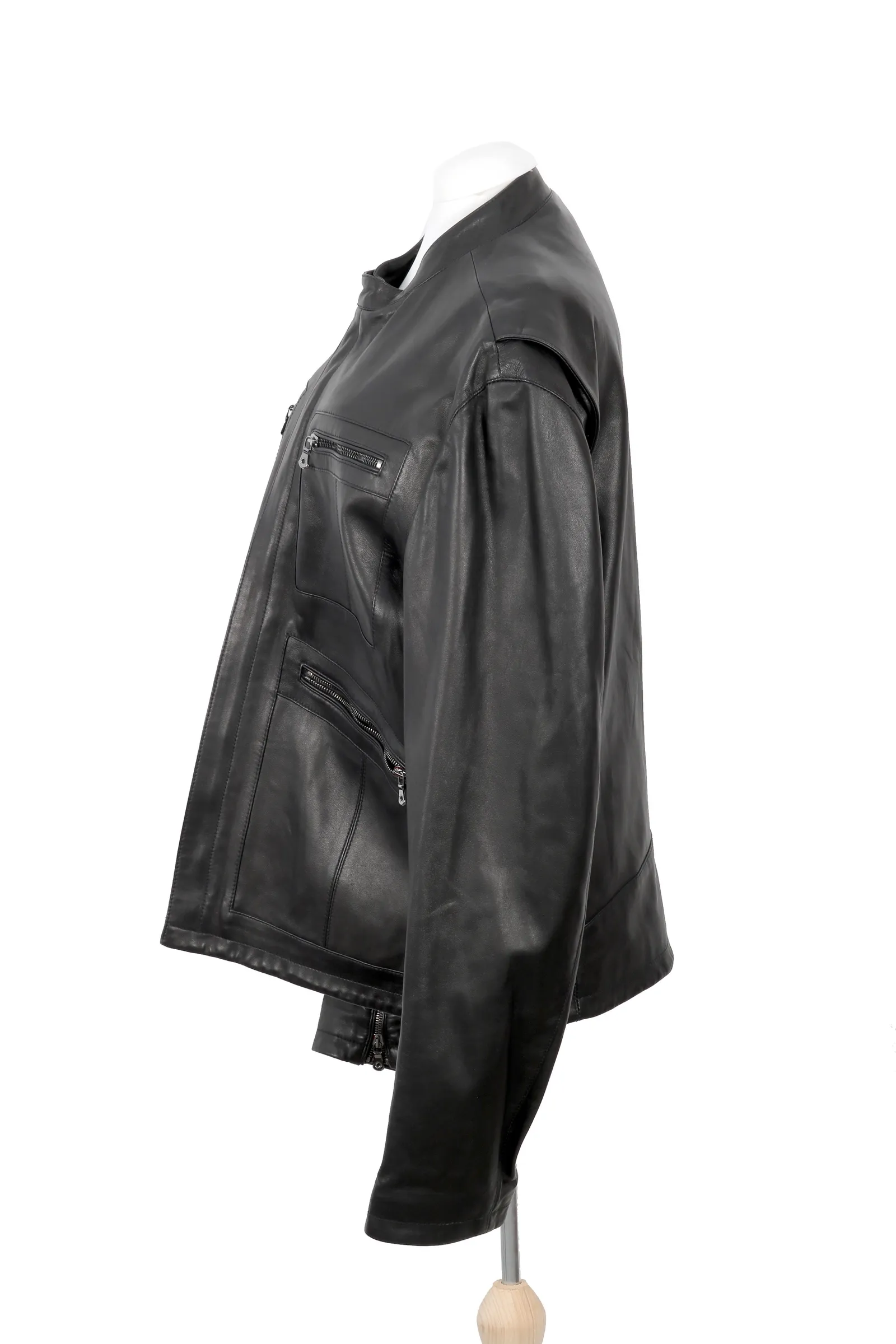 Dolce & Gabbana Black Lambskin Jacket