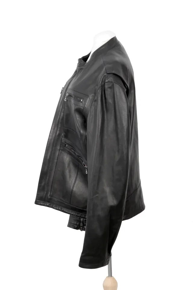 Dolce & Gabbana Black Lambskin Jacket