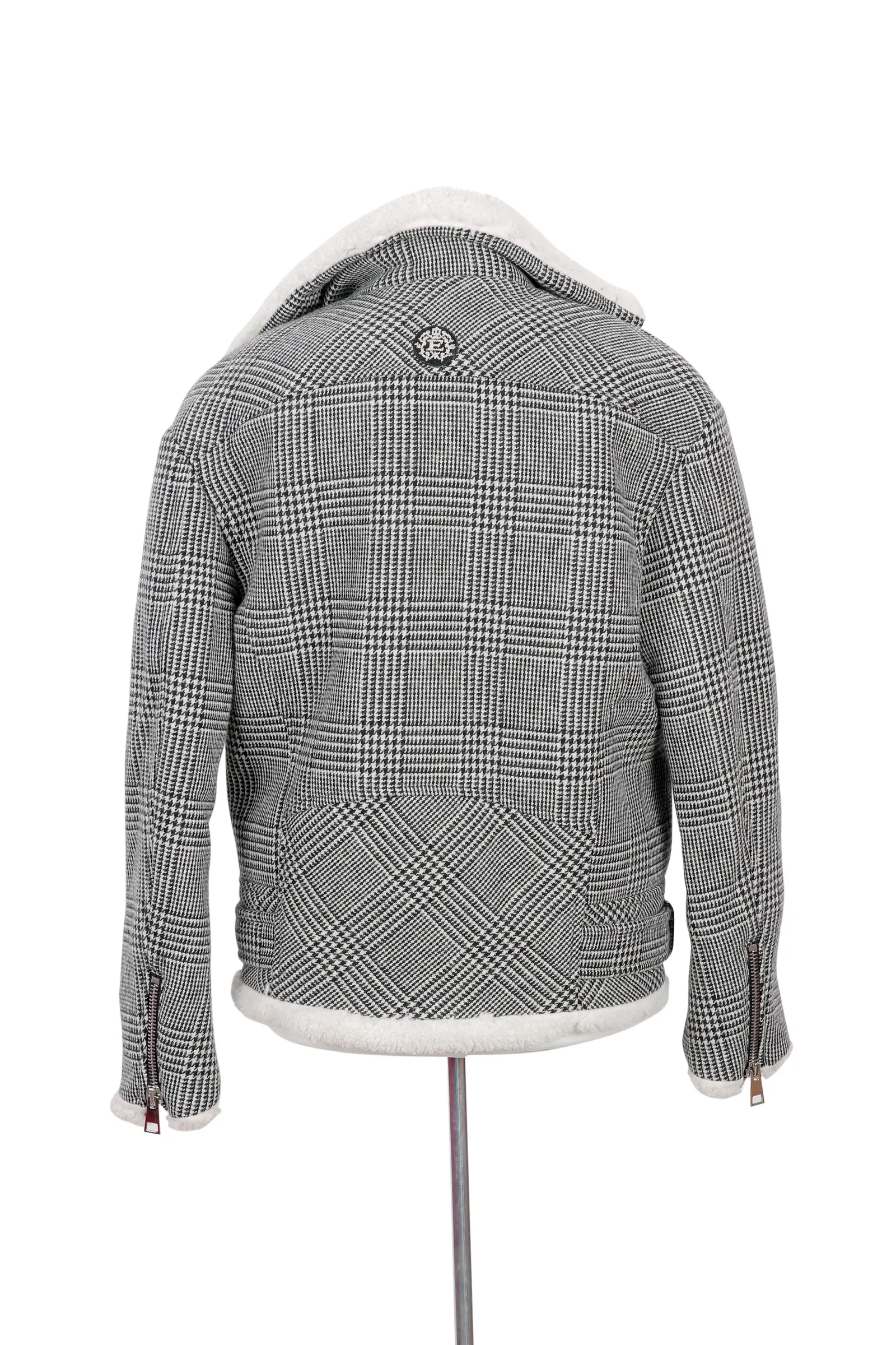 Ermanno Scervino Grey Check Jacket