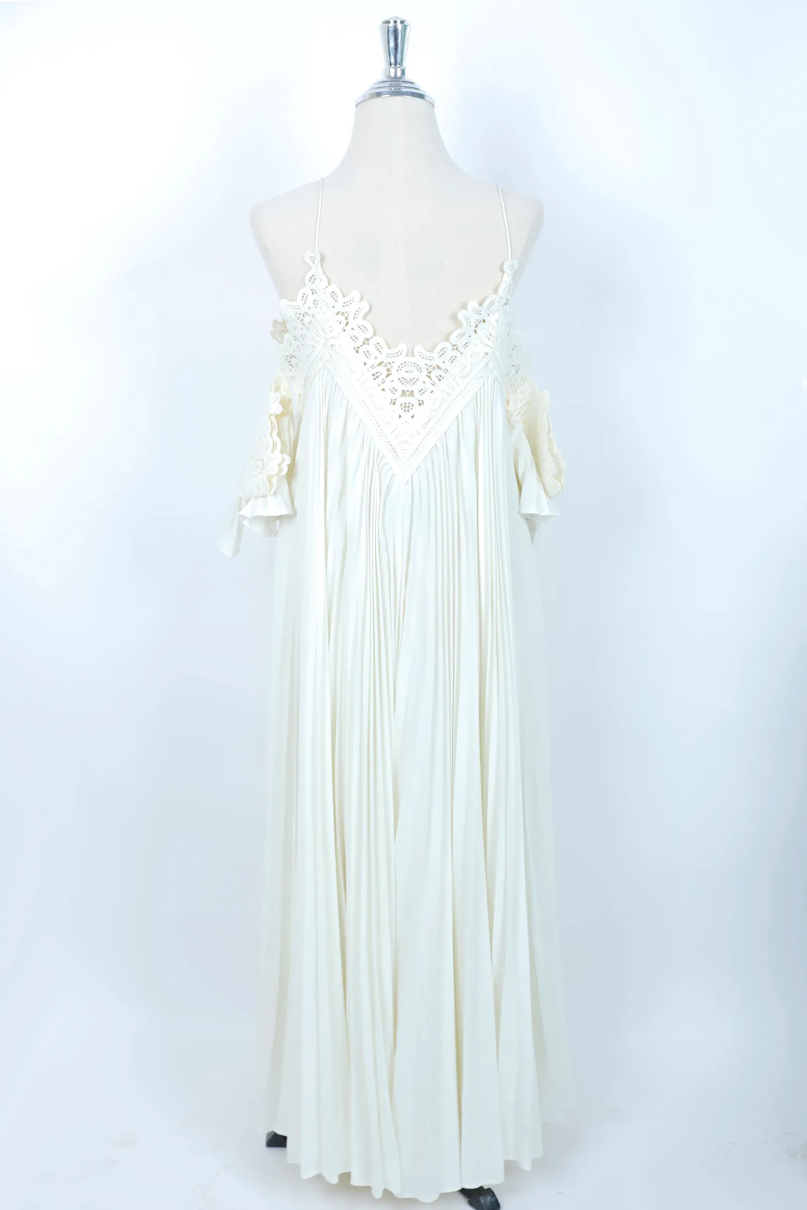 Self-Portrait Ivory Lace Maxi Dress