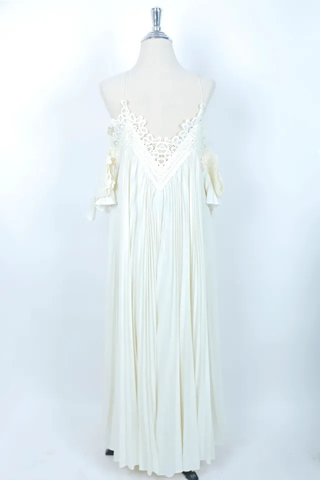 Self-Portrait Ivory Lace Maxi Dress