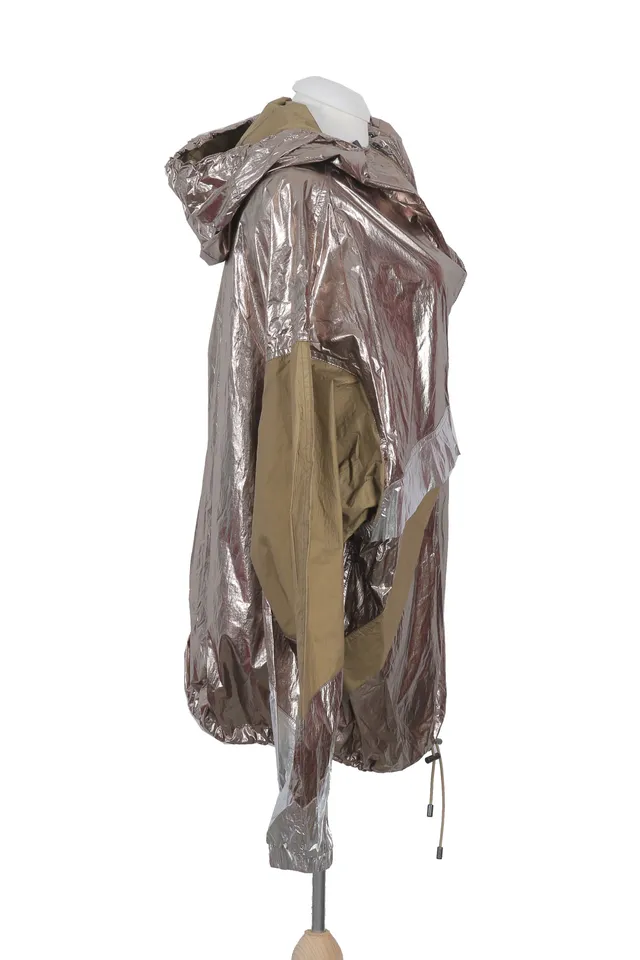 Isabel Marant Khaki Metallic Coat