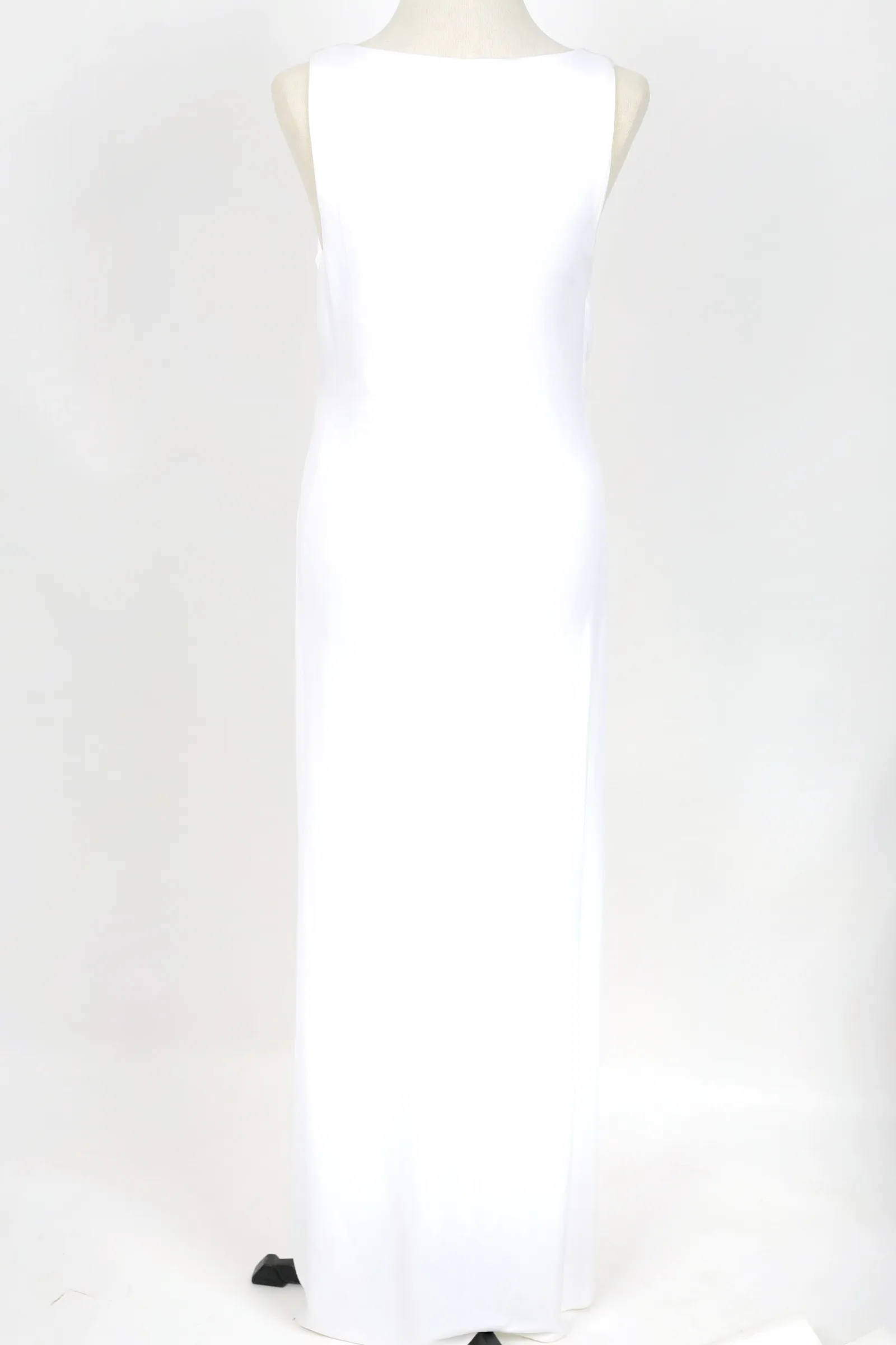 Ralph Lauren White Silk Maxi Dress