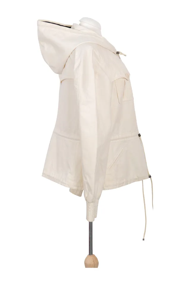 Christian Dior Ivory Ribbed Jacket
