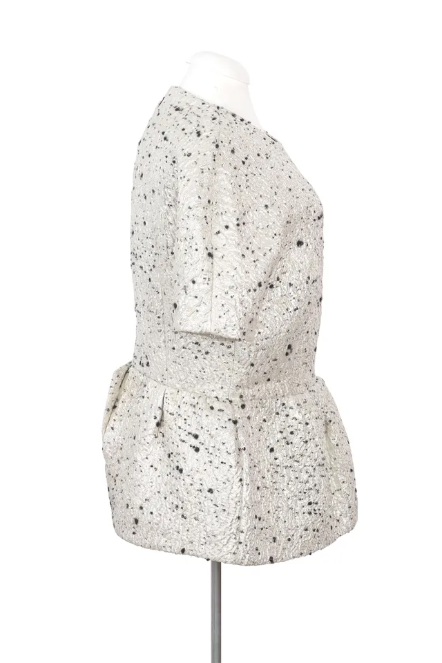 Balenciaga Metallic Wool Top