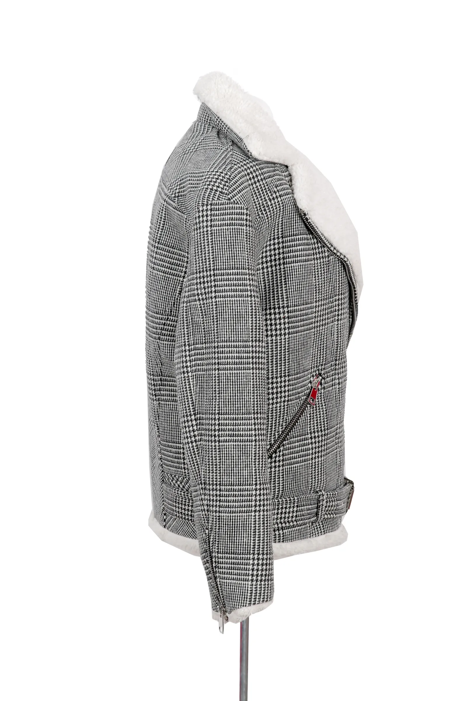 Ermanno Scervino Grey Check Jacket