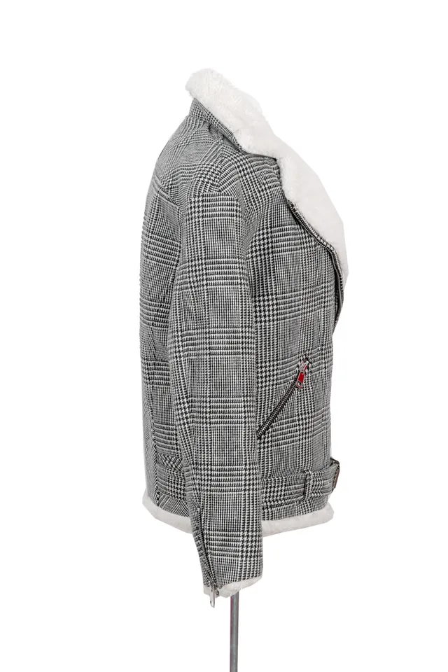 Ermanno Scervino Grey Check Jacket