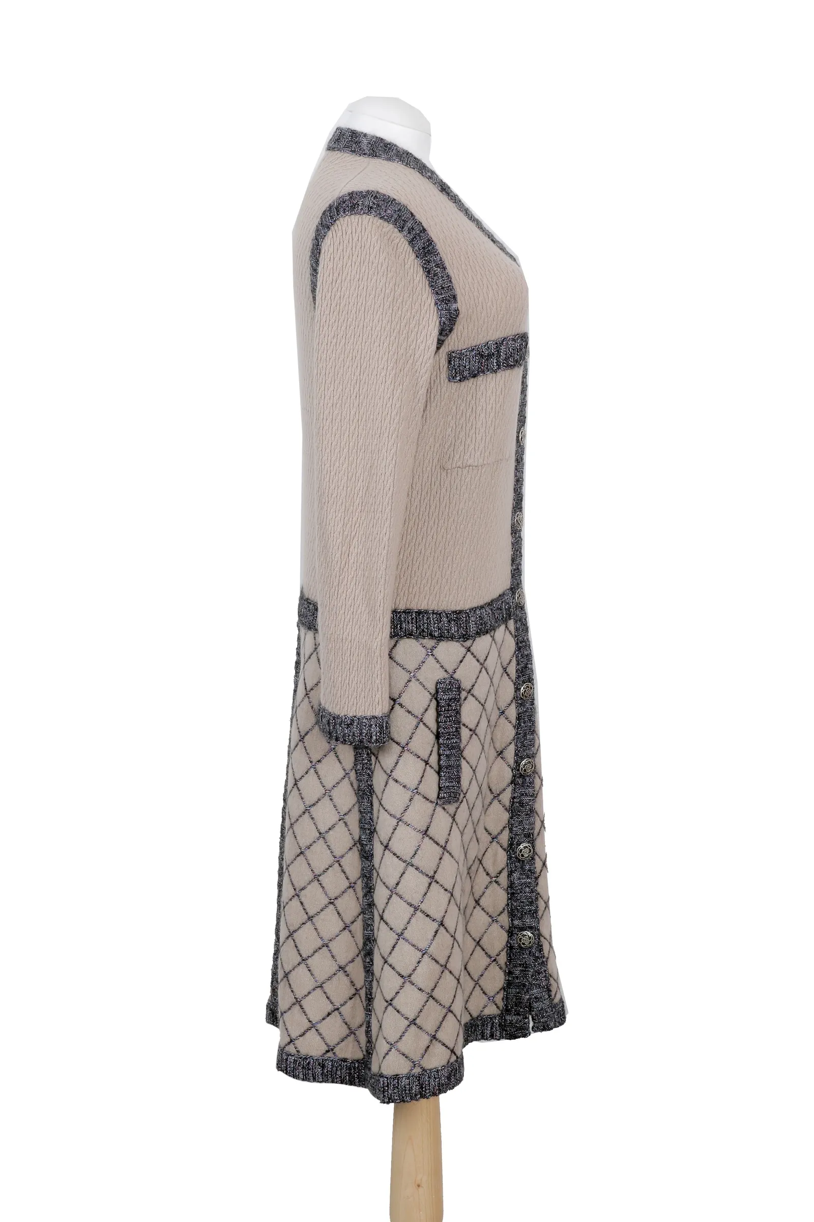 Chanel Pink Quilted Dress