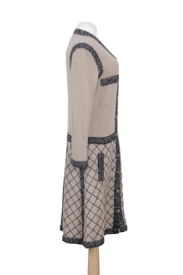 Chanel Pink Quilted Dress