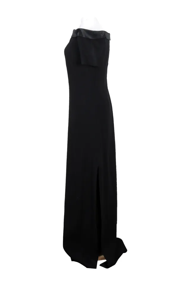 Grace Black Wool Gown