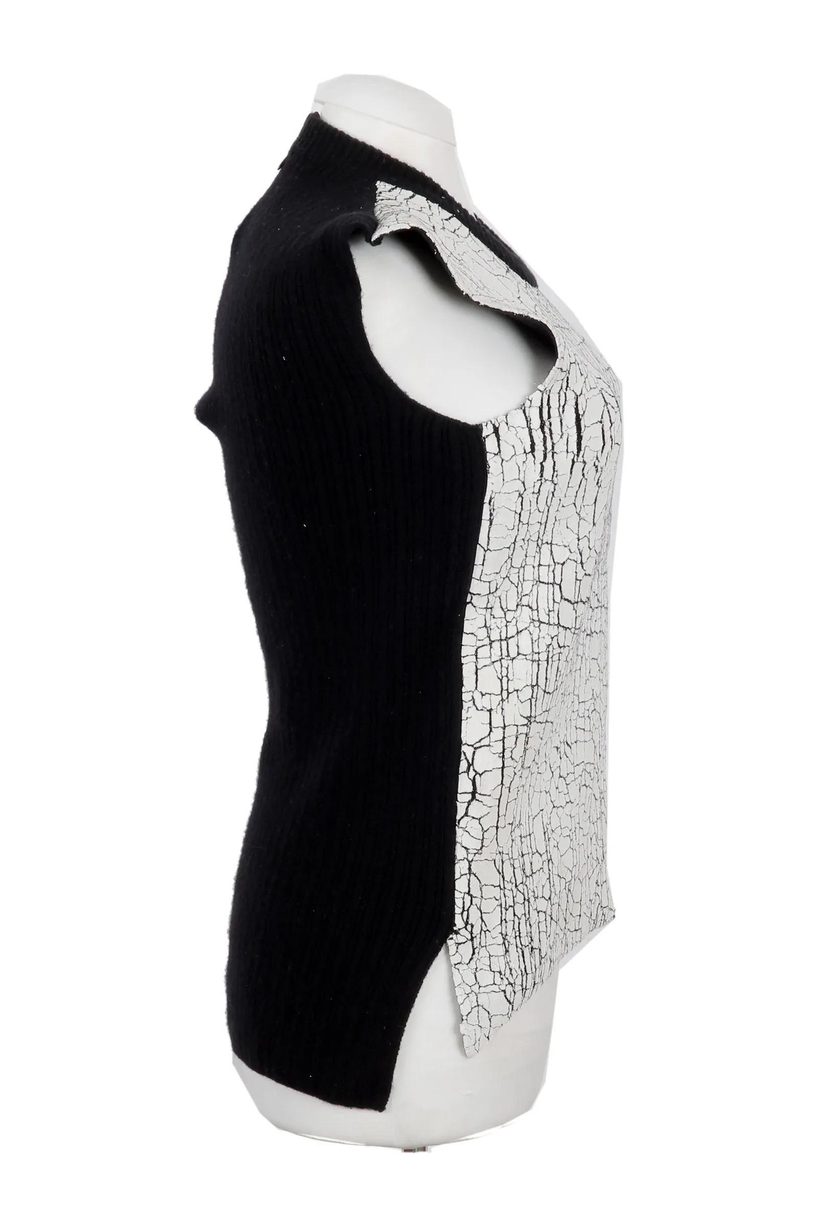 Balenciaga White Knit Sweater Vest