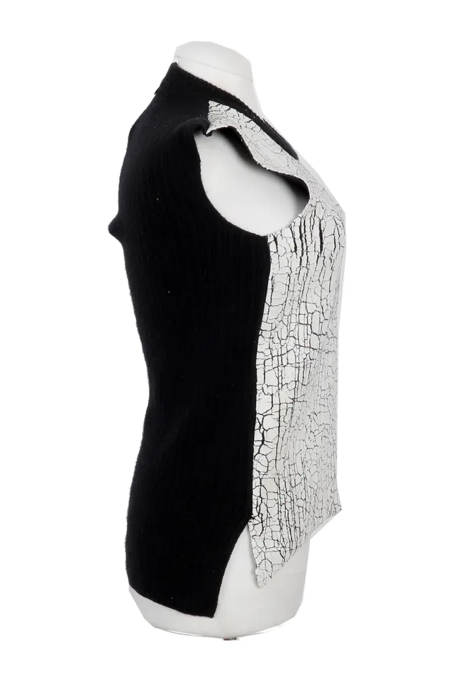 Balenciaga White Knit Sweater Vest