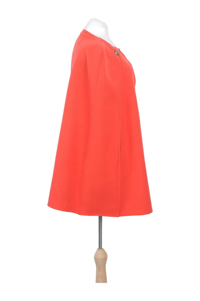 St John Coral Orange Metallic Cape