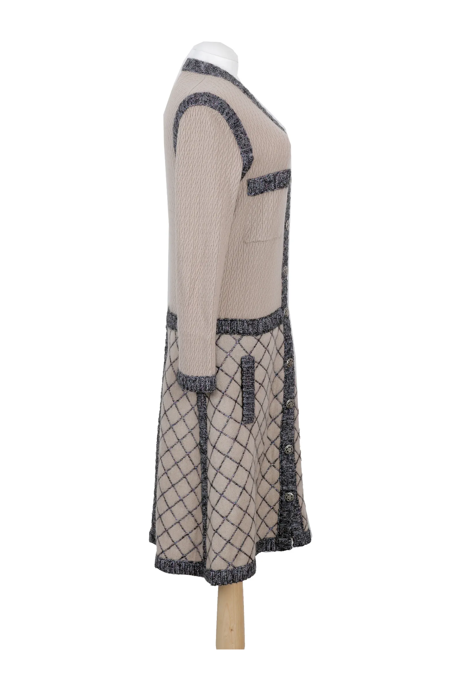 Chanel Pink Quilted Dress