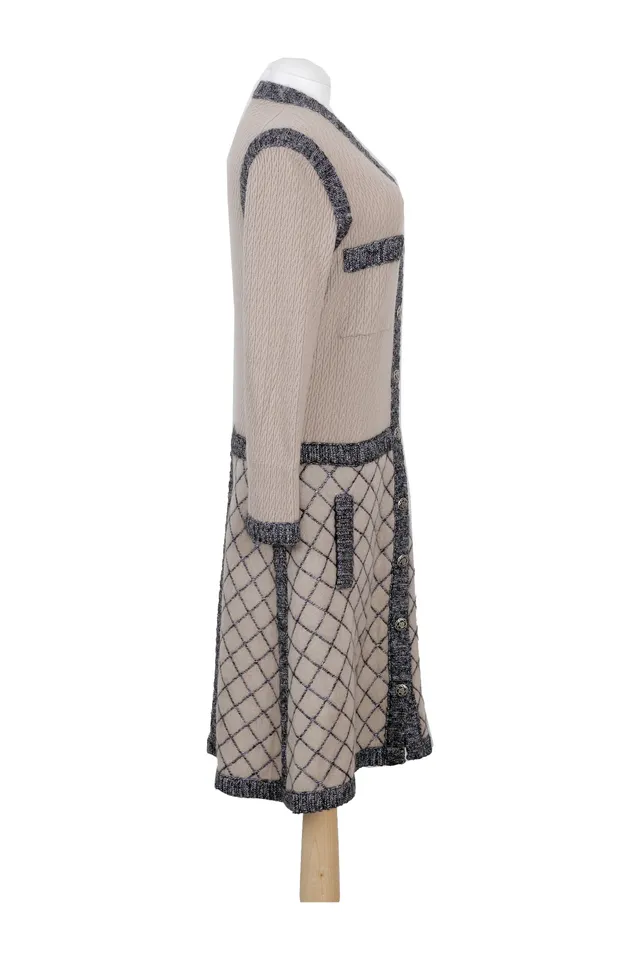 Chanel Pink Quilted Dress