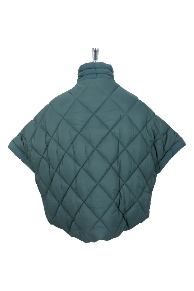 SMH Teal Quilted Cape