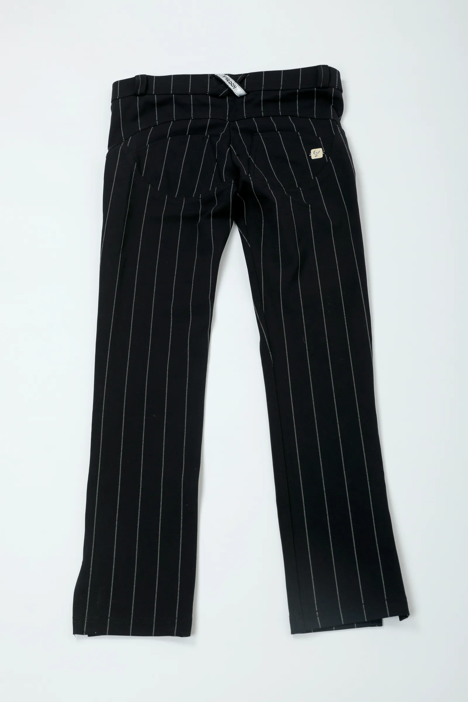 Freddy Black Striped Trousers