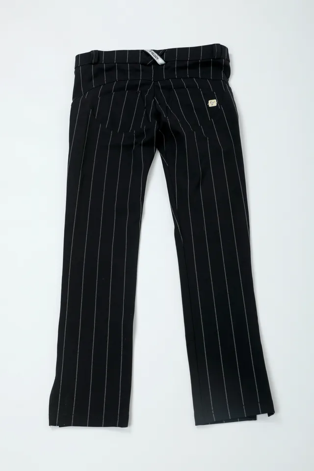 Freddy Black Striped Trousers