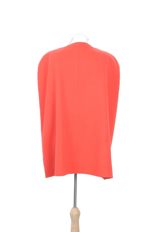 St John Coral Orange Metallic Cape